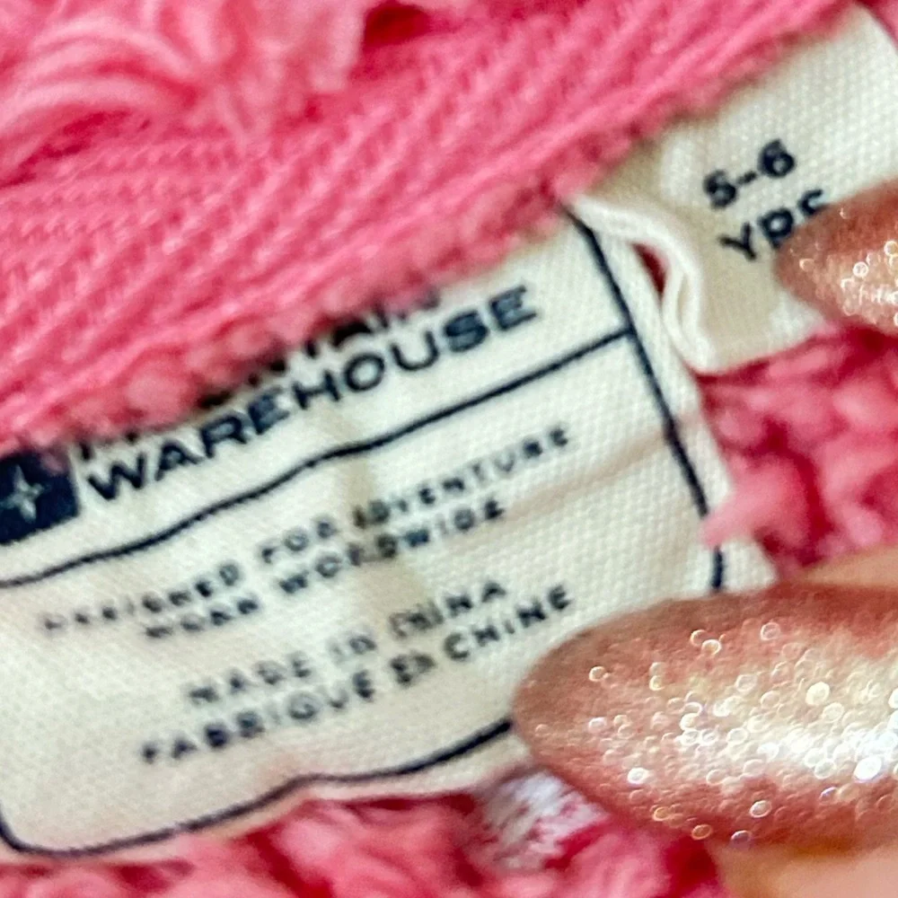 Vineyard Vines/mountain warehouse fleece/rashguard/tee Pink bundle of 3 5(girls) - Picture 10 of 10